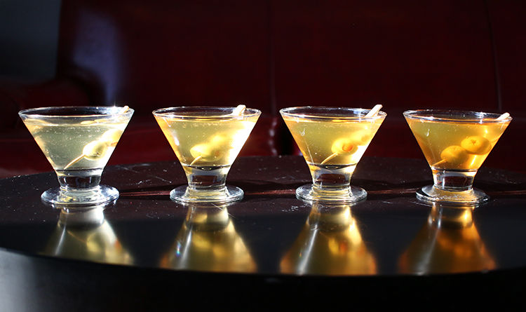 Dirty martinis at DogMaster